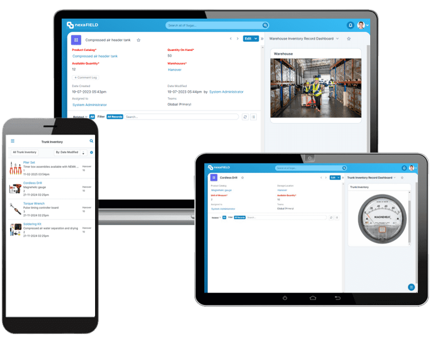 Warehouse & Trunk Inventory